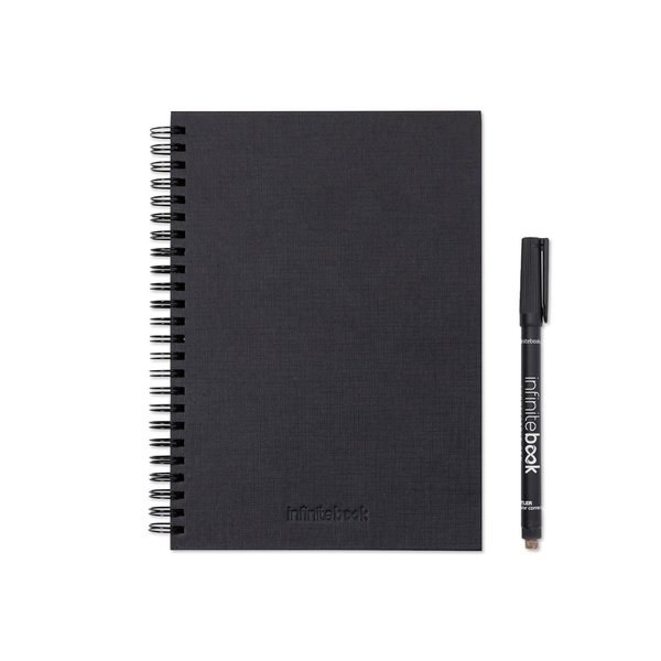 InfiniteBook 33210 - Kit comprising "Infinitebook" with hard cover, 1 cleaning kit, 1 marker and 1 ballpoint holder