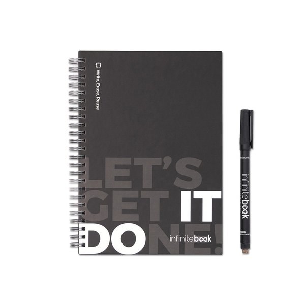 InfiniteBook 33211 - Infinitebook" kit with hardcover, 1 cleaning kit, 1 marker and 1 ballpoint holder