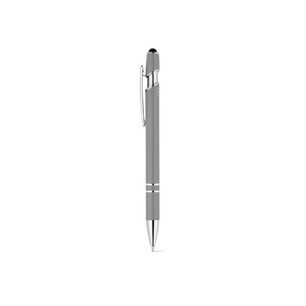 Ballpoint pen with recycled aluminium (100% rAL) body and touch tip - Egotier 91799