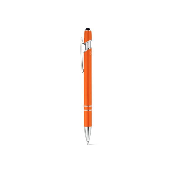 Ballpoint pen with recycled aluminium (100% rAL) body and touch tip - Egotier 91799