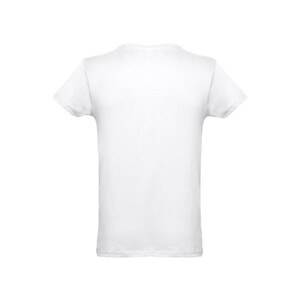 TH Clothes 30101 - Men's tubular cotton T-shirt. White