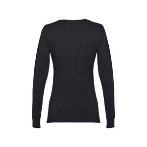 TH Clothes 30150 - V-neck pullover for women in cotton and polyamide