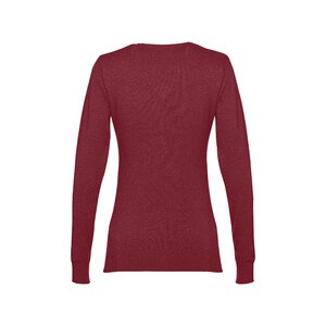 TH Clothes 30150 - V-neck pullover for women in cotton and polyamide