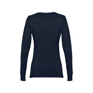 TH Clothes 30150 - V-neck pullover for women in cotton and polyamide