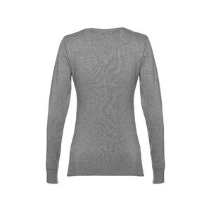 TH Clothes 30150 - V-neck pullover for women in cotton and polyamide