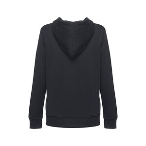 TH Clothes 30162 - Women's hoodie in cotton and polyester with full zip