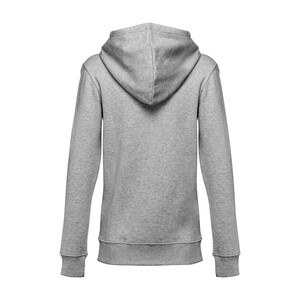 TH Clothes 30162 - Women's hoodie in cotton and polyester with full zip