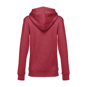 TH Clothes 30162 - Women's hoodie in cotton and polyester with full zip