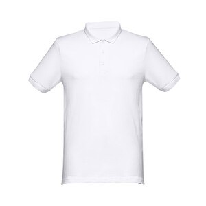 TH Clothes 30187 - Men's short-sleeved piqué polo shirt in 100% cotton