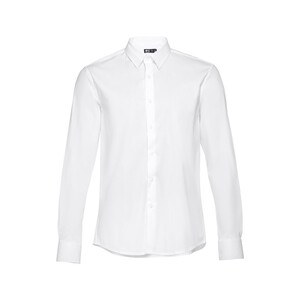 TH Clothes 30194 - Men's long-sleeved shirt. White