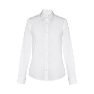 TH Clothes 30195 - Women's long-sleeved shirt. White