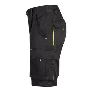 Velilla 36018 - Two-tone, multi-pocket stretch Bermuda shorts (240g/m²), in cotton (46%), EME (38%) and polyester (16%)