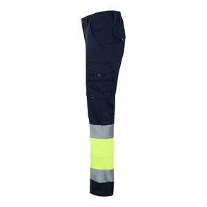 Velilla 36021 - Two-tone, multi-pocket stretch trousers (240g/m²), in cotton (46%), EME (38%) and polyester (16%)