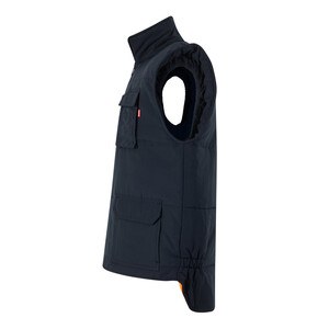 Velilla 36048 - Padded vest (220g/m²), reversible and multi-pocket, in polyester (100%), with zip fastening and reversible puller