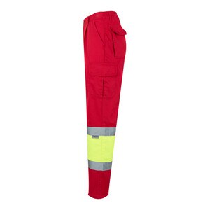 Velilla 36054 - Two-tone multi-pocket twill trousers (210g/m²), in cotton (20%) and polyester (80%)