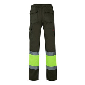 Velilla 36054 - Two-tone multi-pocket twill trousers (210g/m²), in cotton (20%) and polyester (80%)