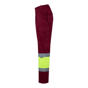 Velilla 36054 - Two-tone multi-pocket twill trousers (210g/m²), in cotton (20%) and polyester (80%)
