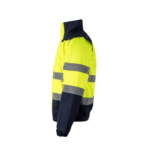 Velilla 36059 - Two-tone padded jacket (180g/m²) in polyester (100%), with PU coating