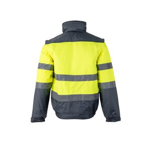 Velilla 36059 - Two-tone padded jacket (180g/m²) in polyester (100%), with PU coating