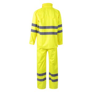Velilla 36077 - Rain suit (130g/m²), in polyester (100%) with PU coating