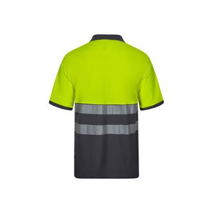 Velilla 36100 - Two-tone piqué polo shirt (150g/m²) with short sleeves, in cotton (55%) and polyester (45%)