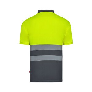 Velilla 36141 - Bird-eye polo shirt (140g/m²) with short sleeves, in polyester (100%)