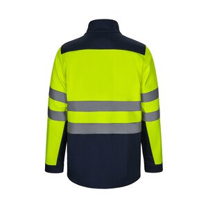 Velilla 36144 - Two-tone soft shell jacket (280g/m²), in polyester (96%) and elastane (4%)