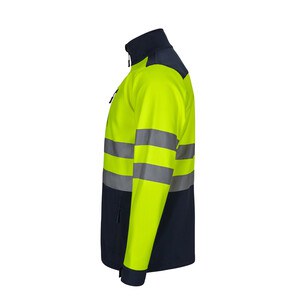 Velilla 36144 - Two-tone soft shell jacket (280g/m²), in polyester (96%) and elastane (4%)