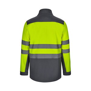 Velilla 36145 - Two-tone soft shell jacket (280g/m²), with fleece lining and TPU membrane, in polyester (96%) and elastane (4%)