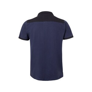 Velilla 36148 - Two-tone stretch piqué polo shirt (200g/m²) with short sleeves, in polyester (96%) and elastane (4%)