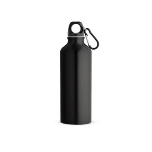 Recycled aluminium bottle with carabiner 530 mL - Egotier 54623