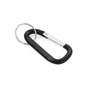 Aluminium carabiner with keyring - Egotier 58823