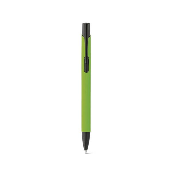 Soft touch aluminium ball pen - Egotier 81140