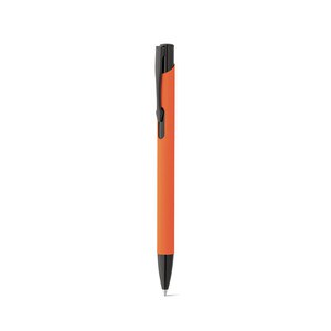 Soft touch aluminium ball pen - Egotier 81140