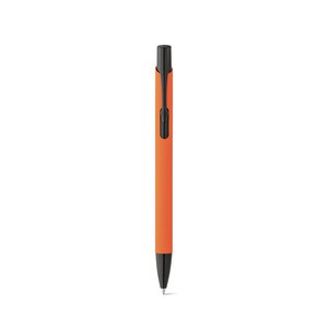 Soft touch aluminium ball pen - Egotier 81140