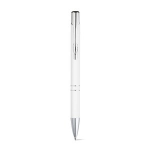 Soft touch aluminium ball pen - Egotier 81141