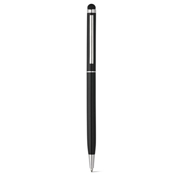 Ball pen with touch tip in aluminium - Egotier 81158