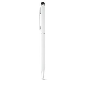 Ball pen with touch tip in aluminium - Egotier 81158