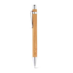 Ball pen and mechanical pencil set in bamboo - Egotier 81162