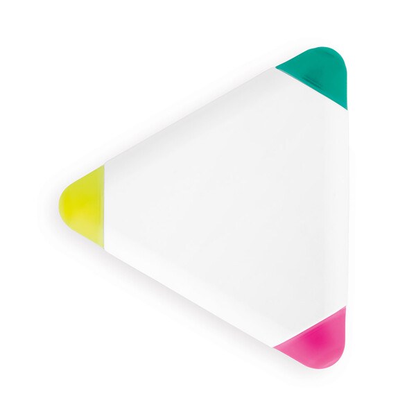 3-colour triangle shaped PP highlighter - Egotier 91615