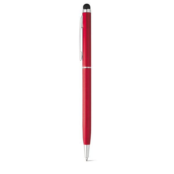 Aluminium ball pen with twist mechanism and touch tip - Egotier 91624