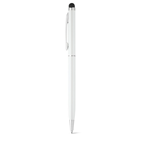 Aluminium ball pen with twist mechanism and touch tip - Egotier 91624
