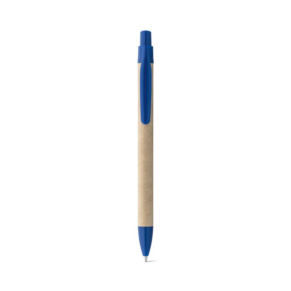 Kraft paper ball pen with clip - Egotier 91628