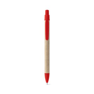 Kraft paper ball pen with clip - Egotier 91628