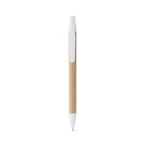 Kraft paper ball pen with clip - Egotier 91628