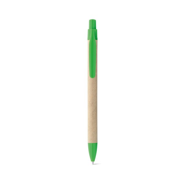 Kraft paper ball pen with clip - Egotier 91628