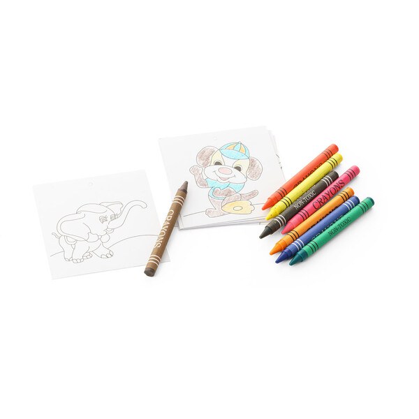 Colouring set supplied in a Kraft paper box - Egotier 91755