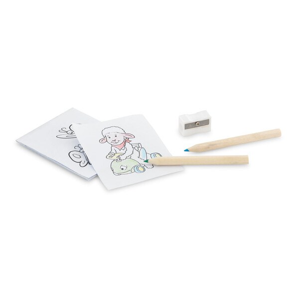 Colouring set with colouring pencils - Egotier 91758
