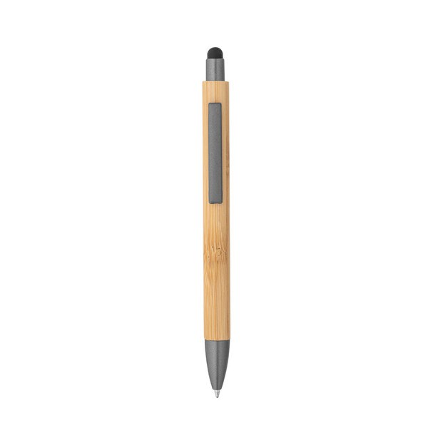 Bamboo ball pen with matt finish - Egotier 91770