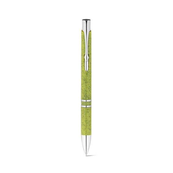 Straw fibre and ABS ball pen with clip - Egotier 91771